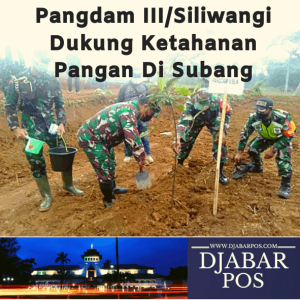 Pangdam III/Siliwangi Dukung Ketahanan Pangan Di Subang