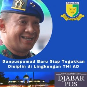 Danpuspomad Baru Siap Tegakkan Disiplin di Lingkungan TNI AD