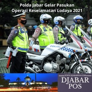 Polda Jabar Gelar Pasukan Operasi Keselamatan Lodaya 2021