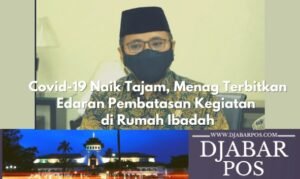 Covid-19 Naik Tajam, Menag Terbitkan Edaran Pembatasan Kegiatan di Rumah Ibadah