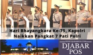 Hari Bhayangkara Ke-75, Kapolri Naikkan Pangkat 7 Pati Polri