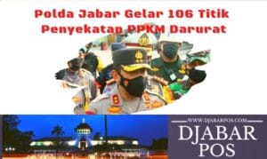 Polda Jabar Gelar 106 Titik Penyekatan PPKM Darurat