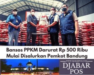 Bansos PPKM Darurat Rp 500 Ribu Mulai Disalurkan Pemkot Bandung
