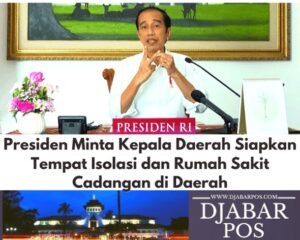 Presiden Minta Kepala Daerah Siapkan Tempat Isolasi dan Rumah Sakit Cadangan di Daerah