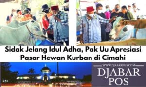 Sidak Jelang Idul Adha, Pak Uu Apresiasi Pasar Hewan Kurban di Cimahi