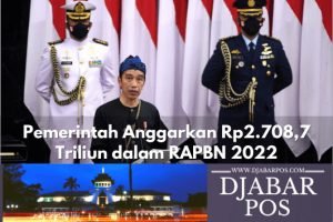 Pemerintah Anggarkan Rp2.708,7 Triliun dalam RAPBN 2022