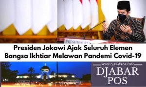 Presiden Jokowi Ajak Seluruh Elemen Bangsa Ikhtiar Melawan Pandemi Covid-19