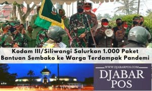 Kodam III/Siliwangi Salurkan 1.000 Paket Bantuan Sembako ke Warga Terdampak Pandemi