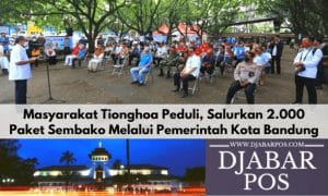Masyarakat Tionghoa Peduli, Salurkan 2000 Paket Sembako melalui Pemerintah Kota Bandung