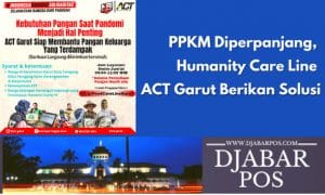PPKM Diperpanjang, Humanity Care Line ACT Garut Berikan Solusi