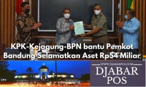 KPK-Kejagung-BPN bantu Pemkot Bandung Selamatkan Aset Rp54 Miliar