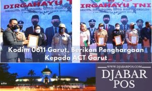 Kodim 0611 Garut, Berikan Penghargaan Kepada ACT Garut