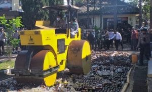 Polres Garut Musnahkan 600 Knalpot Bising Hasil Razia ￼