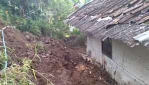 Belasan Rumah di Cianjur Terancam Longsor, 6 Keluarga Mengungsi￼
