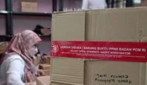 BPOM Amankan 19.000 Obat-Kosmetik Ilegal Senilai Rp1,2 Miliar di Bandung￼