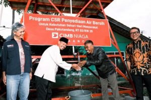 Warga Ciparay Bandung Peroleh Bantuan Sarana Air Bersih dari CNAF￼