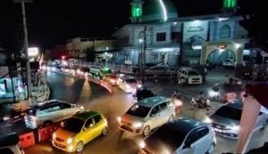 Jalur Nasional Lintas Malangbong Garut Ramai dari Dua Arah￼