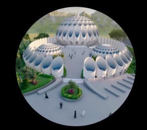 Indah sekali rancangan makam Eril dan Masjid Al Mumtadz buatan Ridwan Kamil, bernuansa air kesukaan Eril