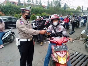 Hari Ketiga Operasi Patuh Lodaya 2022, Polisi Berikan 176 Teguran