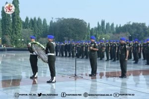 Peringati HUT Ke-76 Corps Polisi Militer TNI AD, Danpuspomad Pimpin Upacara Ziarah Di TMP Nasional Kalibata