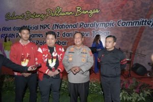 Seluruh Atlit Paralympic, Pelatih dan Official Gembira Disambut Kapolda Jabar