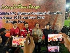 Kapolda Jabar Sambut Atlet Yang Berhasil Raih Juara Pada Kejuaraan  Asean Paragames Solo Tahun 2022