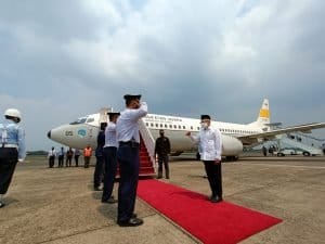 Bertolak Ke Banjarmasin, Wapres akan Resmikan OPOP Kalimantan Selatan Expo 2022  dan Tinjau Posyandu