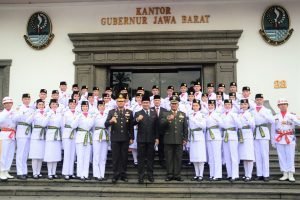 Pasukan Pengibar Bendera Pusaka Tingkat Provinsi Jabar Tahun 2022 Dikukuhkan