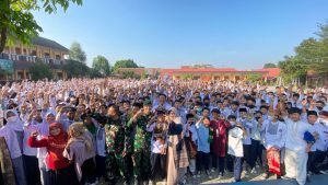 Dansub 15 Sektor 22 Citarum, Tanamkan Pentingnya Lestarikan Ekosistem dan Lingkungan Hidup Kepada Para Siswa SMP