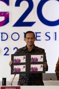 Kemendikbudristek, Dirjen Pos dan Keminfo  Terbitkan Prangko dan Sampul Peringatan G20 Culture Ministers’ Meeting