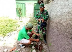 Jaga Ekosistem, Sektor 5 Sub 1 Citarum Harum, Lakukan Pembuatan Puluhan Lubang Biopori