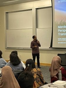 Mendikbudristek Berbagi Pengalaman dengan Mahasiswa Indonesia di Boston