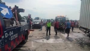 Kecelakaan Beruntun di Jalan Tol Pejagan Diduga akibat Asap Pembakaran Jerami