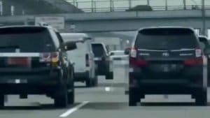 Pengemudi Mobil Dinas Todong Senpi di Tol Anggota TNI Berpangkat Kapten