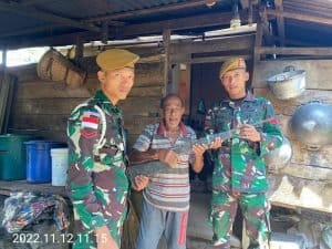 Melalui Komsos, Satgas Yonarhanud 3/YBY Amankan 27 Senjata Api Rakita, Sejumlah Munisi dan Bahan Peledak