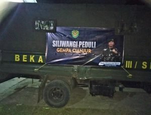 Gerak Cepat Kodam III/Slw Bantu Korban Gempa di Cianjur