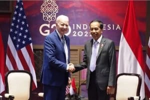 Presiden Jokowi Lakukan Pertemuan Bilateral dengan Presiden AS Joe Biden