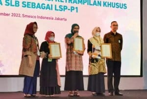 Sinergi Kemendikbudristek dengan Kemenaker dan BNSP Kembangkan SLB Menjadi LSP-P1