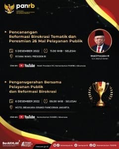 Ma’ruf Amin dan  Abdullah Azwar Anas          Canangkan Reformasi Birokrasi Tematik dan Resmikan 26 MPP