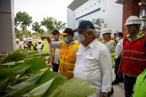 Menteri Basuki Tinjau Pembangunan Gedung Kampus Baru Politeknik PU, Instruksikan Perhatikan Detail Pekerjaan Akhir