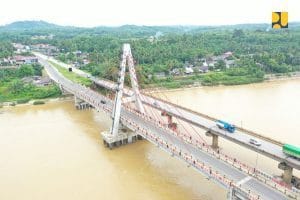 Dukung Konektivitas di Sumatera Barat, Kementerian PUPR Resmikan 2 Jembatan di Dharmasraya