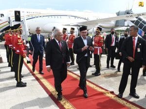 Menteri Basuki Sambut Kedatangan PM Malaysia Yang Mulia Dato’ Seri Anwar Ibrahim