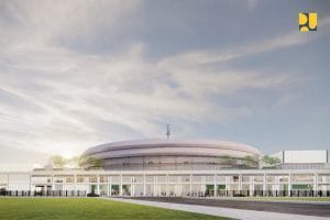 Jelang FIBA World Cup 2023, Progres Pembangunan Indoor Multifunction Stadium (IMS) GBK Senayan Capai 74%