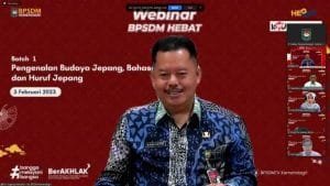 Gandeng KAJI, BPSDM Kemendagri Gelar Webinar Pengenalan Budaya Jepang Sesi ke-1