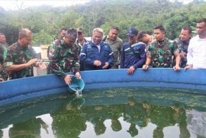 Pangdam Siliwangi Apresiasi Budidaya Ikan Yang Dilakukan Kodim Purwakarta
