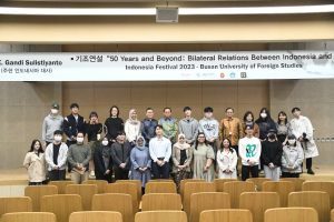 Peringati 50 Tahun Hubungan Bilateral Indonesia-Korea, KBRI Seoul Gelar Indonesia Week di Busan University of Foreign Studies