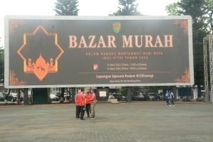 Sambut Idul Fitri 1444 H         Kodam III/Siliwangi Gelar Bazar Murah