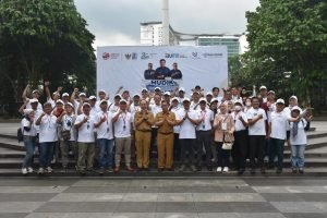 Dukung Mudik Bersama BUMN 2023, Pindad Bersama DEFEND ID Lepas 20 Bus yang diikuti 800 Pemudik