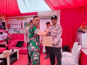 Dandim 0620/Kab Cirebon Sambangi Pospam Arus Mudik