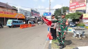 Kodim 0614/Kota Cirebon Bantu Ciptakan Rasa Aman, Nyaman dan Lancar Para Pemudik